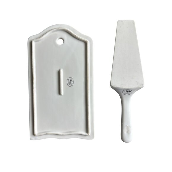 VTG Andrea by Sadek Japan Porcelain Cake Plate & Server Set Floral Embossed - Picture 4 of 6